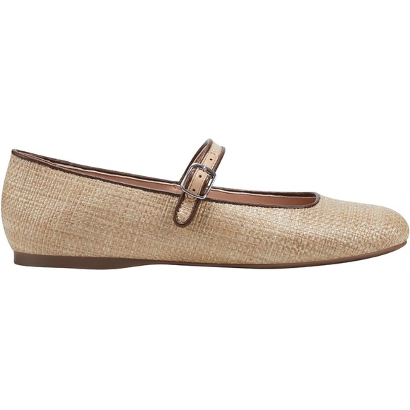 Bandolino Women’s Philly Mary Jane Flat Dark Natural 8 NEW - Picture 5 of 8